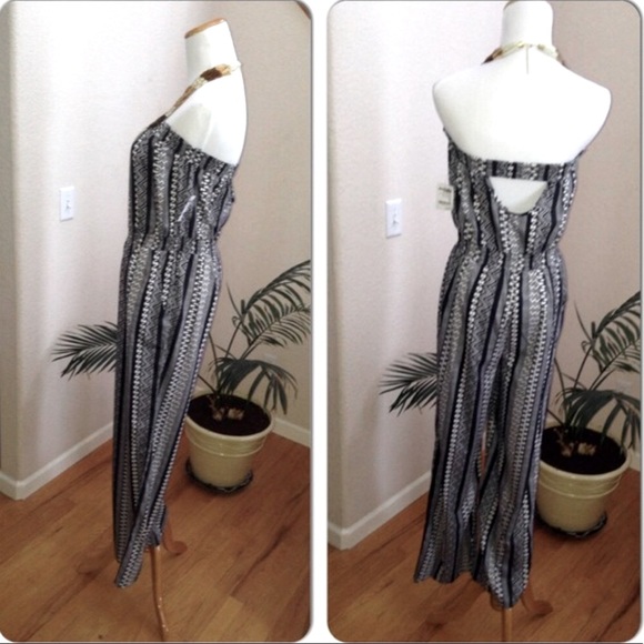 Tribal Print Jumpsuit - Picture 2 of 2